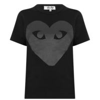 Tricou COMME DES GARCONS PLAY Tonal Heart negru