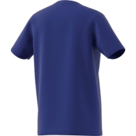 Tricou cu imprimeu adidas pentru copii lucid albastru