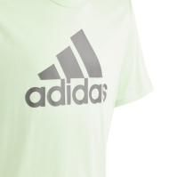 Tricou cu imprimeu adidas pentru copii verde lime