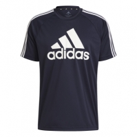 Tricou cu imprimeu adidas Sereno pentru Barbati bleumarin alb