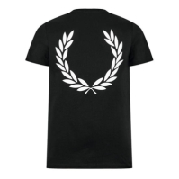 Tricou cu imprimeu Fred Perry Back -Shirt negru