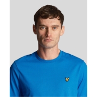 Tricou cu imprimeu Lyle and Scott brt albastru w489