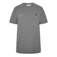 Tricou cu imprimeu Lyle and Scott Lyle pentru barbati albastru gri t28