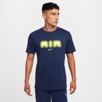 Tricou cu imprimeu Nike NSW SW AIR bleumarin galben