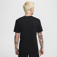 Tricou cu imprimeu Nike NSW SW AIR negru auriu