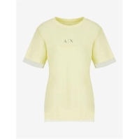 Tricou cu logo ARMANI EXCHANGE AX femei spotlight verde