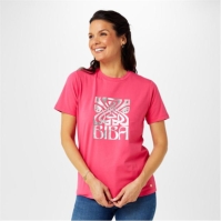 Tricou cu logo Biba -Shirt roz