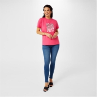 Tricou cu logo Biba -Shirt roz