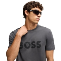 Tricou cu logo Boss Boss 10269604 01 inchis gri