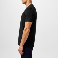 Tricou cu logo Boss Crew -Shirt negru