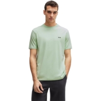 Tricou cu logo Boss Crew -Shirt open verde