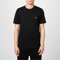 Tricou cu logo CP COMPANY Embroidered -Shirt negru