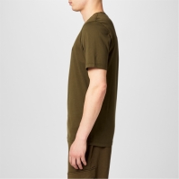 Tricou cu logo CP COMPANY Embroidered -Shirt verde