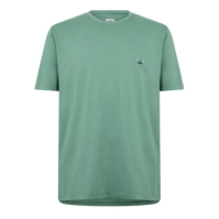 Tricou cu logo CP COMPANY Embroidered -Shirt verde bay