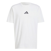 Tricou cu logo grafic adidas pentru Barbati alb bball