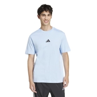 Tricou cu logo grafic adidas pentru Barbati glow albastru sl