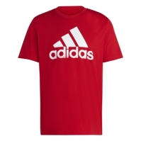 Tricou cu logo grafic adidas pentru Barbati rosu bos