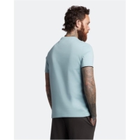 Tricou cu logo Lyle and Scott Lyle Basic pentru barbati away albastru w700