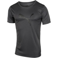 Tricou cu logo Puma gri negru