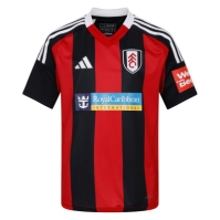 Tricou Deplasare adidas Fulham 2024 2025 Juniors rosu negru