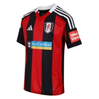 Tricou Deplasare adidas Fulham 2024 2025 Juniors rosu negru