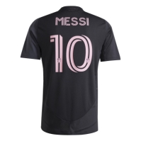 Tricou Deplasare adidas Inter Miami Messi Authentic 2025 2026 pentru adulti negru