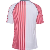 Tricou Deplasare Hummel Denmark 1986 Retro pentru adulti alb