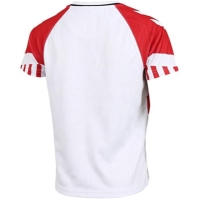 Tricou Deplasare Hummel Denmark 2023 Juniors alb rosu