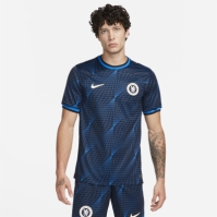 Tricou Deplasare Nike Chelsea 2023 2024 pentru adulti albastru auriu alb