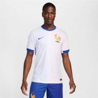 Tricou Deplasare Nike Franta Authentic 2024 pentru adulti alb albastru