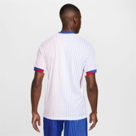 Tricou Deplasare Nike Franta Authentic 2024 pentru adulti alb albastru