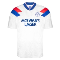 Tricou Deplasare Score Draw Rangers 1990 pentru adulti alb