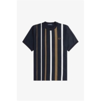 Tricou dungi Fred Perry Fred Grad barbati bleumarin