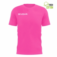 Tricou Echipament casual sport FRESH Givova roz fucsia fosforescent