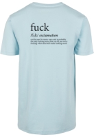 Tricou FCK albastru deschis Mister Tee