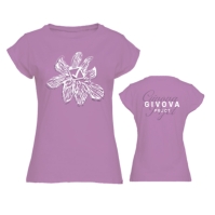 Tricou FLORAL Givova pentru Femei violet