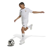 Tricou fotbal adidas Real Madrid 2024 2025 Juniors alb