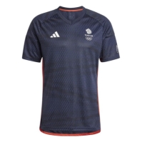 Tricou fotbal adidas Team GB pentru adulti legend albastru