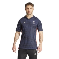 Tricou fotbal adidas Team GB pentru adulti legend albastru