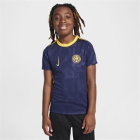 Tricou fotbal Nike Inter Milan Third 2024 2025 Juniors albastru