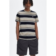 Tricou Fred Perry Bold cu dungi bleumarin albastru v24