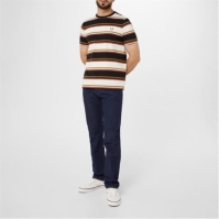 Tricou Fred Perry Bold cu dungi negru