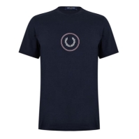 Tricou Fred Perry Branding bleumarin