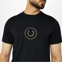 Tricou Fred Perry Branding negru r88