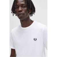 Tricou Fred Perry Ringer alb