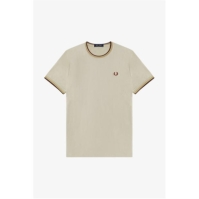 Tricou Fred Perry Twin Tipped bej