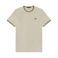 Tricou Fred Perry Twin Tipped bej