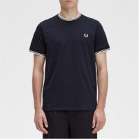 Tricou Fred Perry Twin Tipped negru