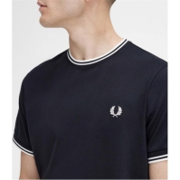 Tricou Fred Perry Twin Tipped negru