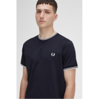 Tricou Fred Perry Twin Tipped negru